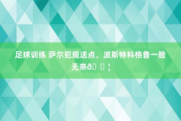 足球训练 萨尔犯规送点，波斯特科格鲁一脸无奈😦